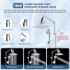 iFealClear Rain Filtered Shower Head 10'' High Pressure Rainfall Shower