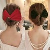 Natural bun hair bun wire fabric band-WFHUPAY flower / 자연스런 올림머리 당고머리 와이어 패브릭밴드-WFHUPAY 플라워