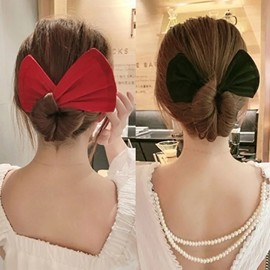 Natural bun hair bun wire fabric band-WFHUPAY flower / 자연스런 올림머리 당고머리 와이어 패브릭밴드-WFHUPAY 플라워