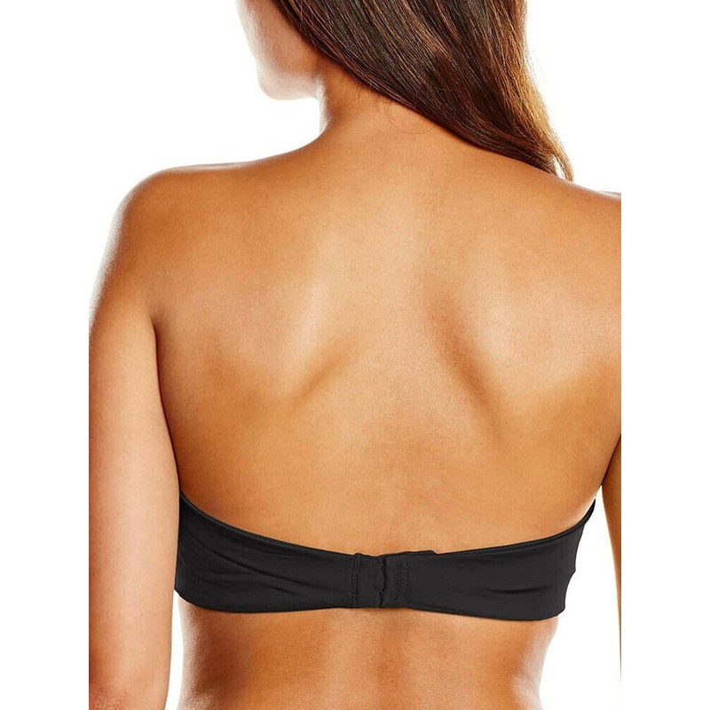 Wonderbra Women's Ultimate Strapless Everyday Bra, Black (Black), 30F