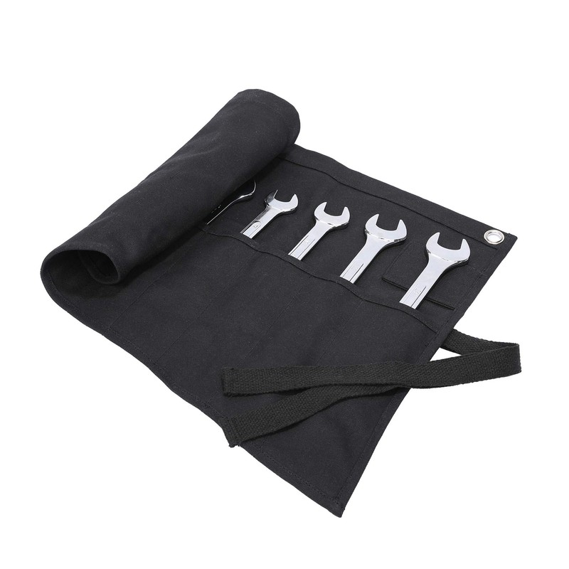 Tool pouch, Heavy Duty 16oz Waxed Canvas Wrench Roll Up