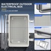 Waterproof and Dustproof Transparent Electrical Box, ABS Plastic Electrical Enclosure