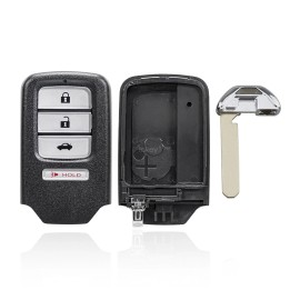 Unbranded 2x Remote Key Fob Shell Case Replacement for Honda Accord Civic CRV CRZ Pilot