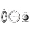 TISUR Men's Titanium Carabiner for Keycase Keychain with Key Ring