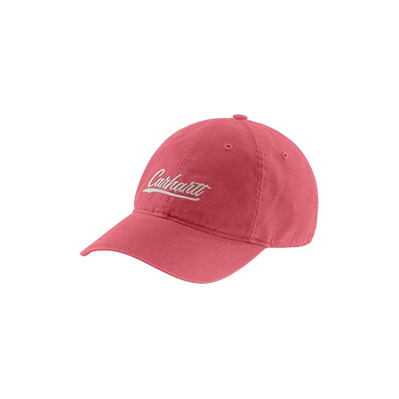 Carhartt - Gorra de Lona para Mujer, Rosewood, One Size