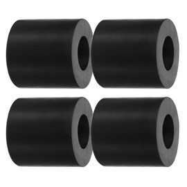 PATIKIL 1.97" OD x 0.98"/0.47" ID x 1.97" Thick Anti-Vibration Pads, 4 Pcs Rubber Isolation Pads Mechanical Vibration Damping Pads Isolator Washer Feet, Black