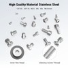 SMALLRIG Screwdriver Screws Set, Plate with 1/4"-20 3/8"-16 M2.5 M3