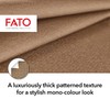 Fato - Trockene Papierservietten, Airlaid, Textileffekt, Packung mit 50 Servietten,