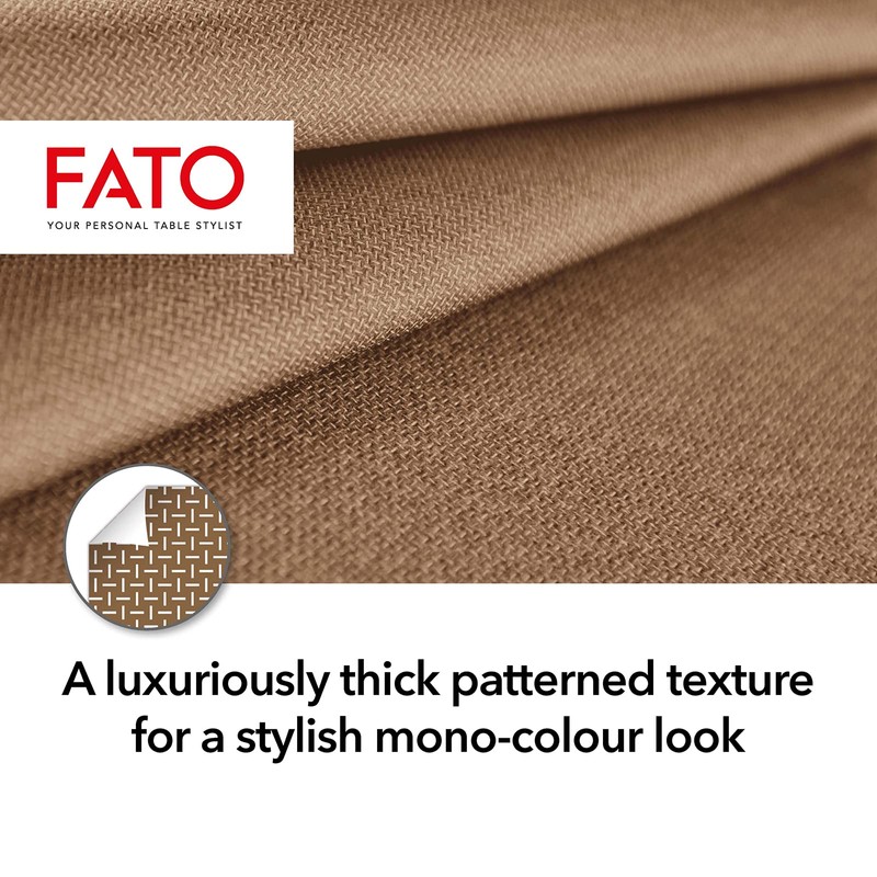Fato - Trockene Papierservietten, Airlaid, Textileffekt, Packung mit 50 Servietten,