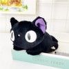 Black Cat Plush Toy Cartoon Cat Shape Stuffed Throw Pillow
