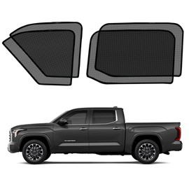 Car Side Window Sun Shade for Toyota Tundra 2022-2025 2026, Car Window Shades with Breathable Mesh, Sun Blocker for Privacy and Sun Protection for Napping Camping Travel