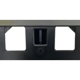 DAT AUTO PARTS Front License Plate Mounting Bracket Tag Holder Replacement for 2022-2023 Ford F150 Lightning Model Black Textured FO1068197 NL3Z17A385AA