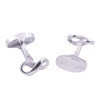 Gemelos de plata infinita, regalo de marido para hombre, regalo