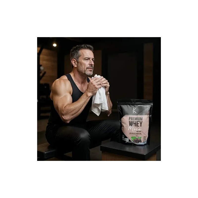 Proteína Whey Moca Kardagar De 1kg Rinde 33 Porciones 28gr