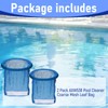 8B8B AXW538 Pool Cleaner Pool Leaf Canister Permanent Bag Compatible