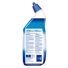 Lysol Bleach Free Hydrogen Peroxide Toilet Bowl Cleaner, Fresh, 24 Oz (Pack of 4) - With 1ct Auto In-The-Bowl Toilet Cleaner, Atlantic Fresh