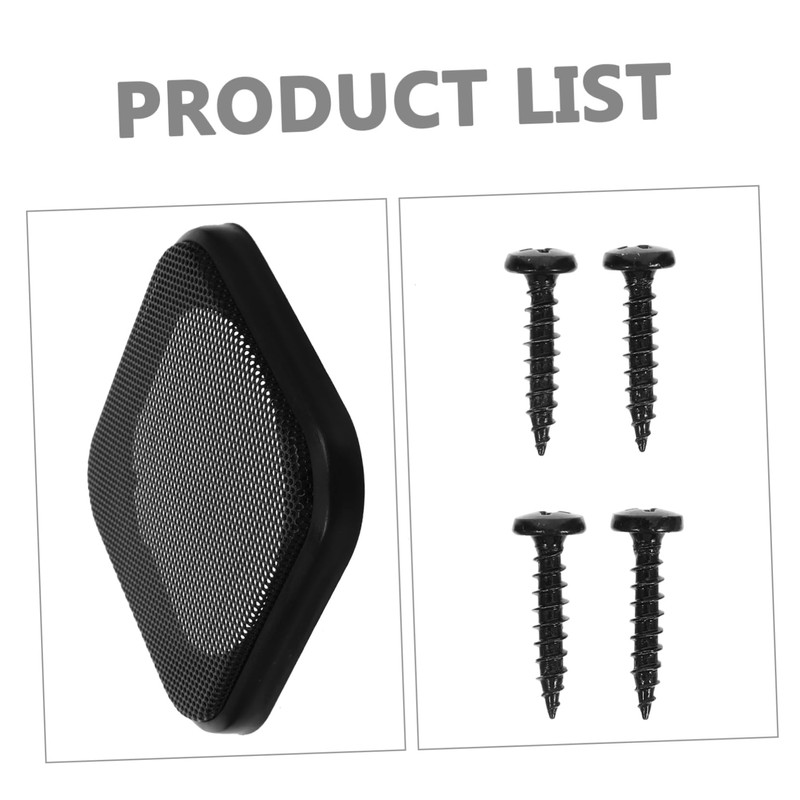 Mobestech 5pcs Car Speaker Grill Cover Speaker Protector Mesh Grille