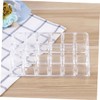 Gatuida Slot Clear Acrylic Lipstick Display Stand Durable Cosmetic Organizer