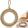 Cauldron Trivet, Pot Holder, Straw Pot Holder, Set of 1,