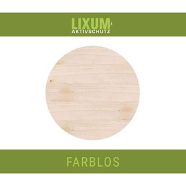 LIXUM Organic Wood Protection Glaze, Colourless, Includes Accessories: Sponge, Container Size: 3 Booties, 300 ml (approx. 9 m²)