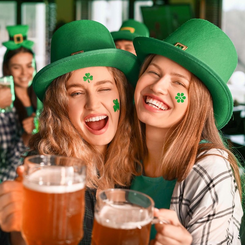 15 Sheets St Patricks Day Tattoos, St Patricks Day Shamrock