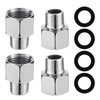 4PCS 1/2 to 3/8 Water Line Adapter for Kitchen Bathroom,