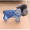 Dog Clothes Hooded Denim Jacket Summer Breathable Spring Autumn Thin
