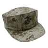 USMC Desert Digital 8-Point Utility Garrison Cover with Emblem (SM)
