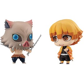 Megahouse Chimimega Buddy Series Demon Slayer Zenitsu & Inosuke, Multiple Colors (MH82881)