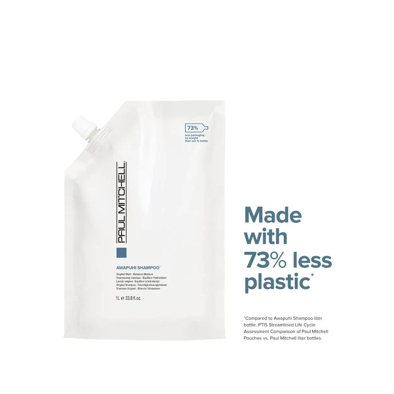 Paul Mitchell Awapuhi Shampoo, Balances Moisture + Adds Shine, For