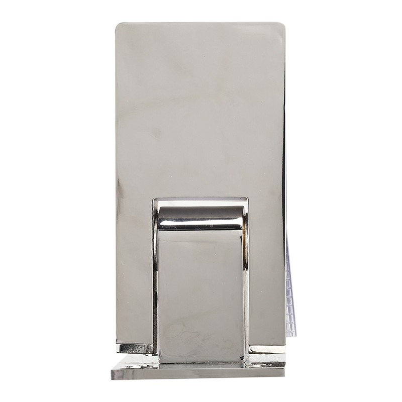 90 Degree Bathroom Door Clip Stainless Steel DoubleSided Shower Glass