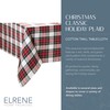 Elrene Home Fashions Christmas Classic Holiday Plaid Cotton Tablecloth, Holiday