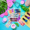 DANNEASY 12 Sheets Rainbow Nail Wraps Iridescent Nail Polish Strips