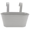 Hanging Flower Planter Iron Bucket Flower Pot Holder with Detachable