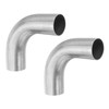 PATIKIL 1-1/4" OD 304 Stainless Steel Butt, 4Pack 90 Degree