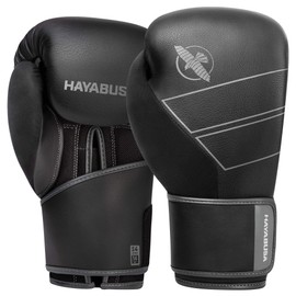 Hayabusa S4 Leather Boxing Gloves for Women & Men - Black, 12 oz