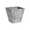 ArtStone 35120 Ella Square Planter, 12-Inch, Grey