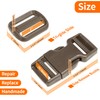 BEYOURD Buckle and Strap Set, 10 Yards Polyester Webbing Strap