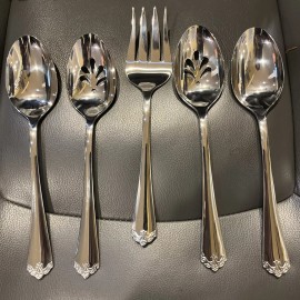 Cambridge 5 pc Hostess Set silver