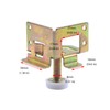 Antrader 4 Pack Heavy Duty 2000 LB. Capacity Leveler Legs,