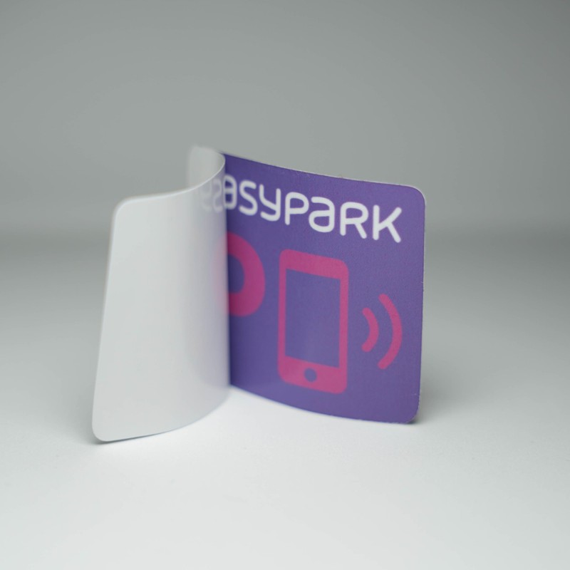 Generisch EASYPARK Easy Park Hinterglasaufkleber C Kleiner Parkvignette Sticker Auto