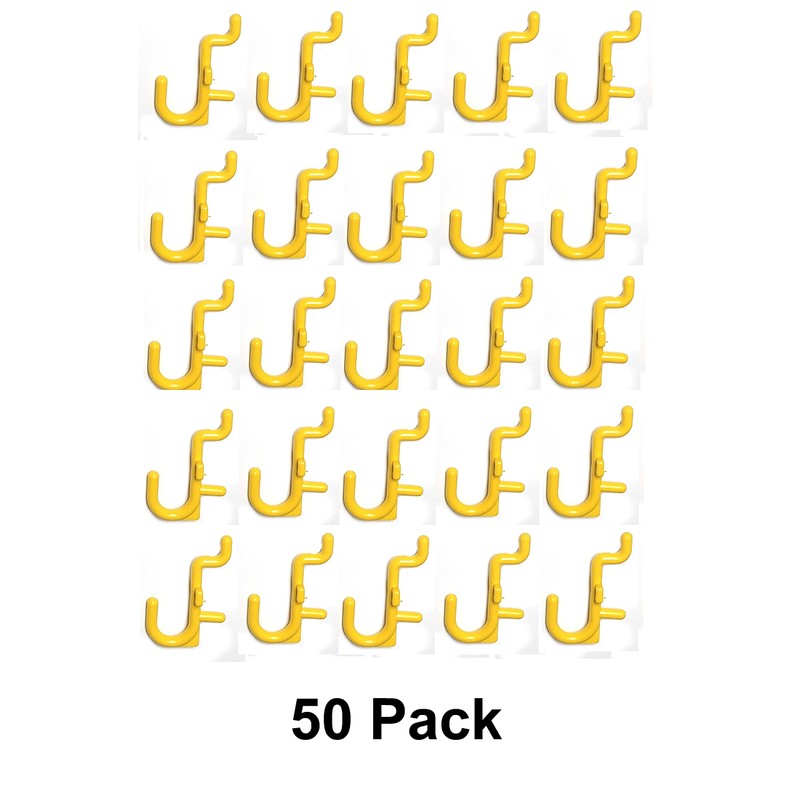 JSP Manufacturing Pegboard Hooks Non-Locking Plastic J Style Hook |