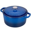 VORRINGARD Enameled Cast Iron Dutch Oven Pot with Lid, for