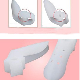 BigMe 外反母指 矯正グッズ 親指ジェルパッド 足 指 セパレーター 足の指 広げる あしゆびちゃん ないはんしょうし 2个入