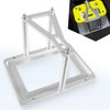 Universal Battery Tray Hold Down Trunk Relocation Box - Billet