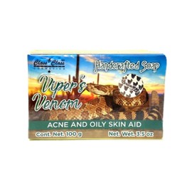 LABS INCREDIBLE - Viper's Venom Soap/Jabón de Víbora (100g) - Handmade, Acne & Oily Skin Treatment