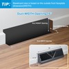 Yaocom 2 Pack Baseboard Register Vent 18 Inch Duct Opening