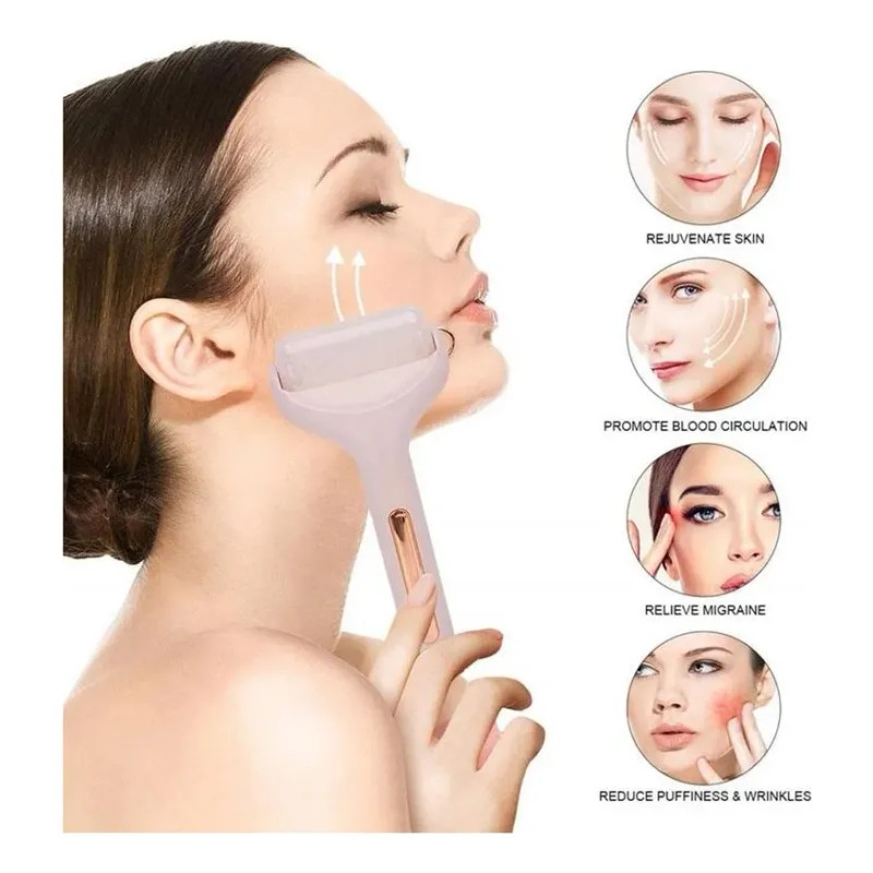 Rodillo Facial Ice Roller Hieloterapia Rubyface Todo Tipo De Piel