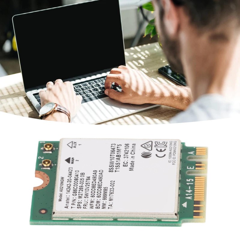 WiFi 6E Wireless Card 2.4G 5G 6G 5400Mbps NGFF M2