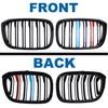 BILLDIO G01 G02 Color Grille， Front Bumper Kidney Grill Compatible